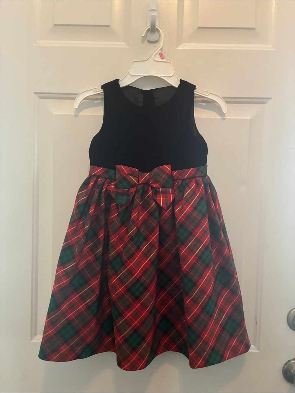 Girls Black & Red Christmas Holiday Party Dress size 5T